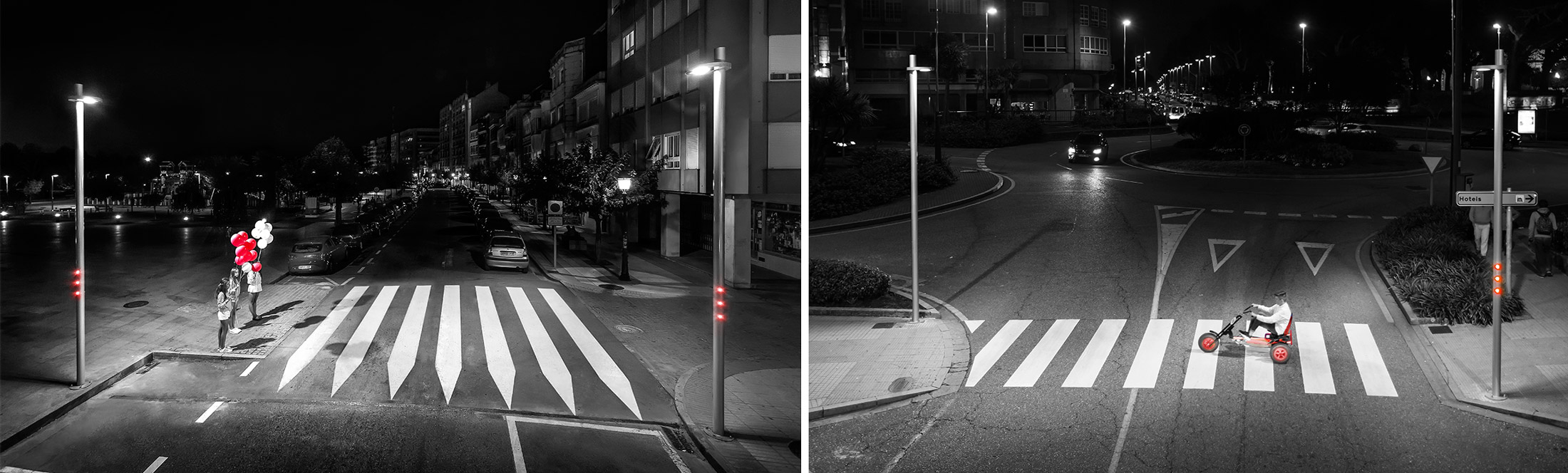 Interactive light to protect lives on crosswalks